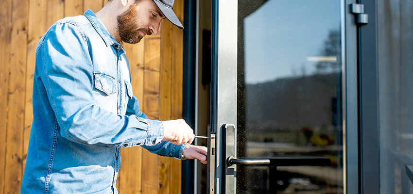 Frameless Glass Storefront Door Locks Replacement in Orangevale, CA